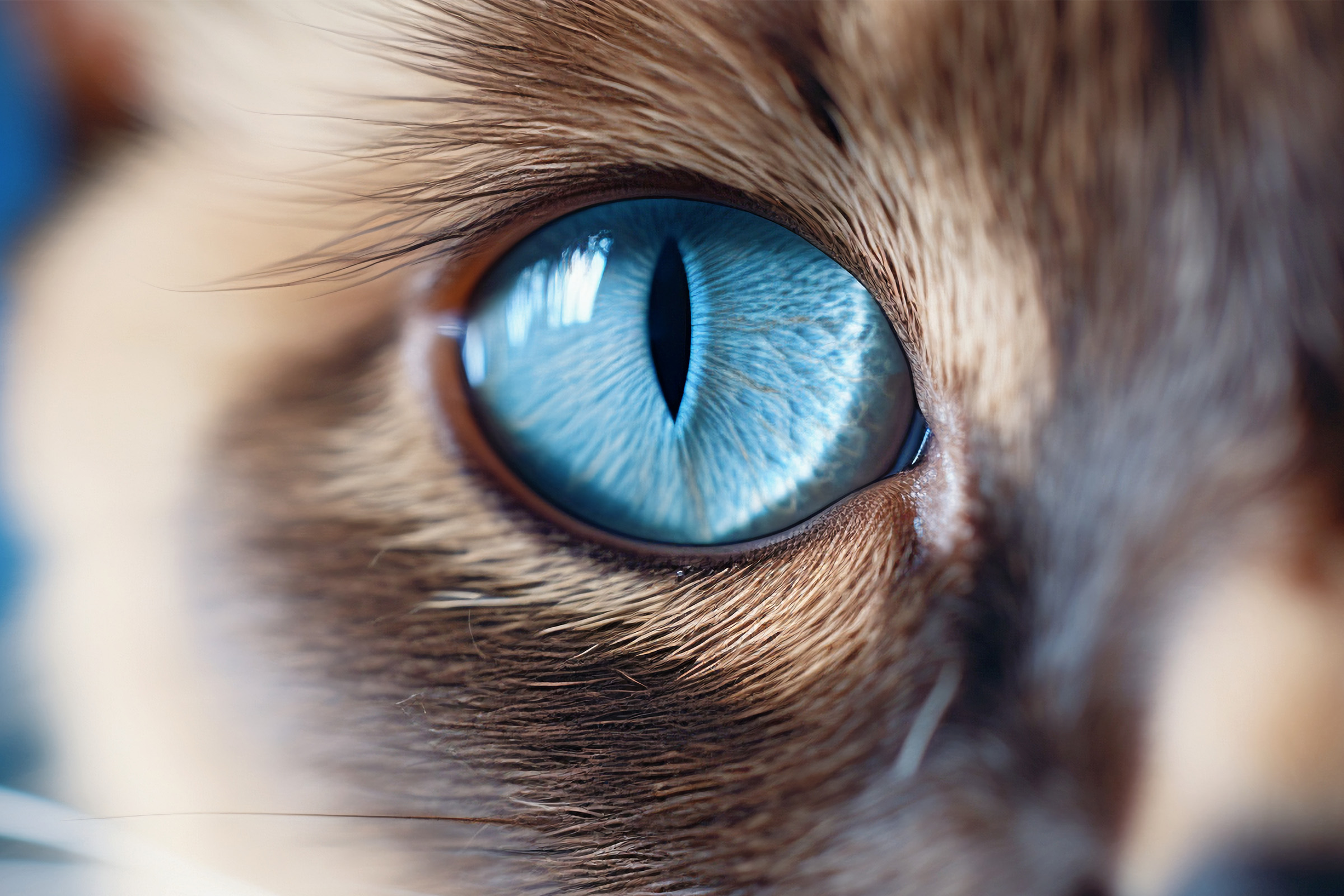Glokom için kedi göz sağlığı muayenesi